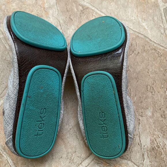 Tieks by Gavrieli Vegan Ballet Flats Gray Women's Size 8 - Picture 9 of 10